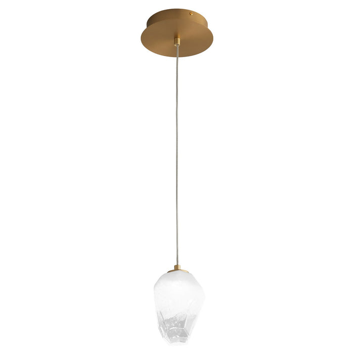 Quorum - 3-809-40 - LED Pendant - Vivo - Aged Brass