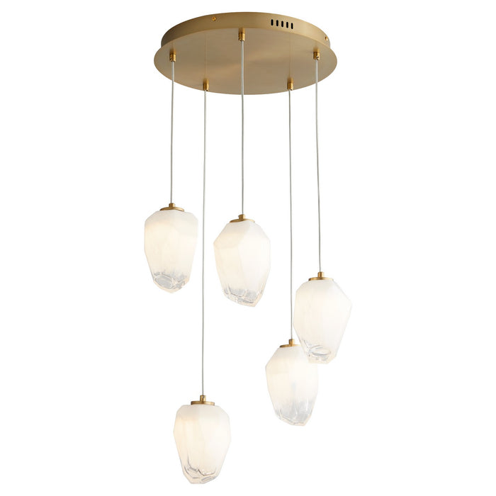 Quorum - 3-810-40 - LED Pendant - Vivo - Aged Brass