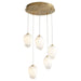 Quorum - 3-810-40 - LED Pendant - Vivo - Aged Brass