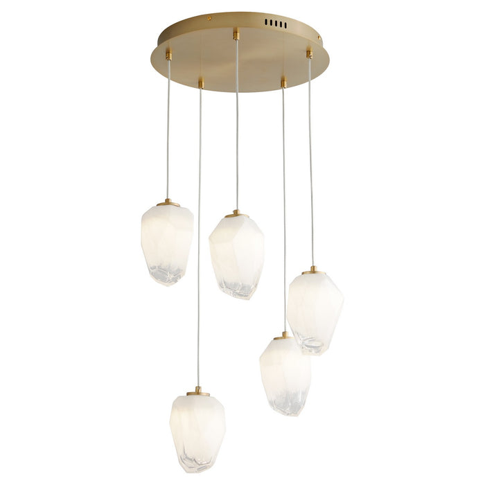 Quorum - 3-810-40 - LED Pendant - Vivo - Aged Brass