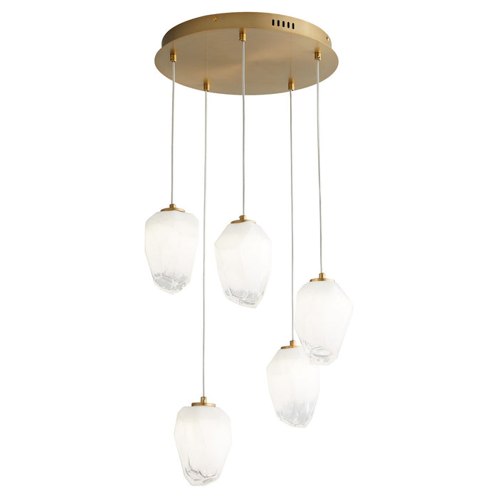 Quorum - 3-810-40 - LED Pendant - Vivo - Aged Brass