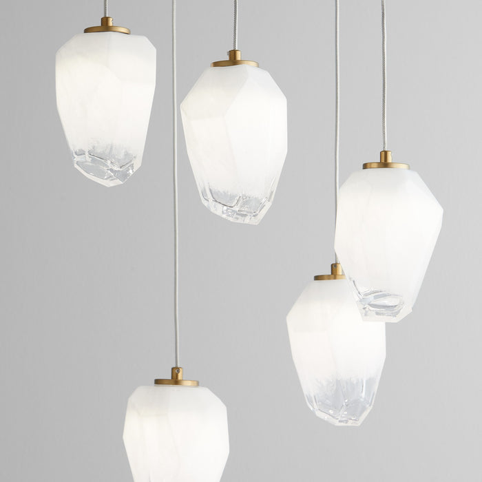 Quorum - 3-810-40 - LED Pendant - Vivo - Aged Brass