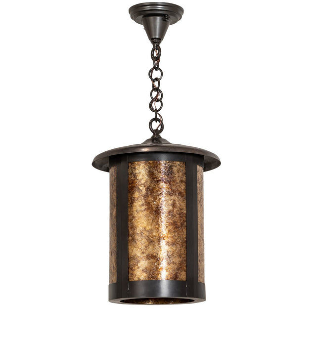 Meyda Tiffany - 3486 - One Light Pendant - Fulton - Craftsman Brown