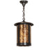 Meyda Tiffany - 3486 - One Light Pendant - Fulton - Craftsman Brown