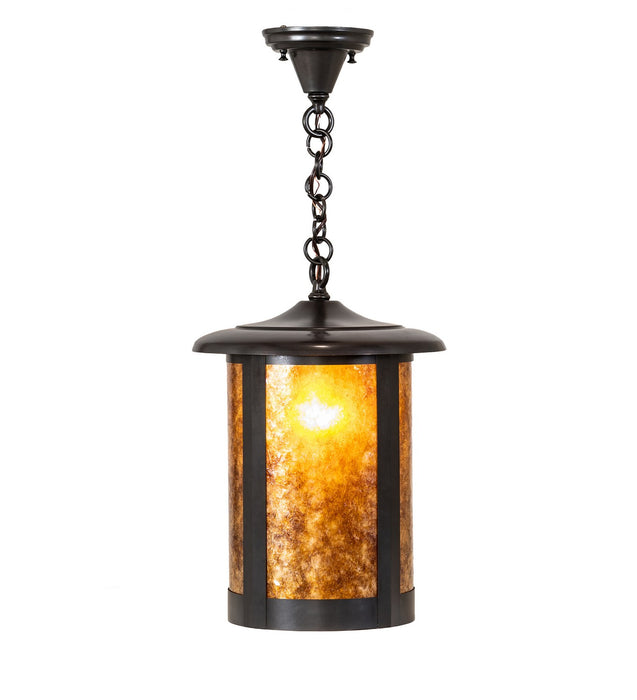 Meyda Tiffany - 3486 - One Light Pendant - Fulton - Craftsman Brown