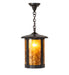 Meyda Tiffany - 3486 - One Light Pendant - Fulton - Craftsman Brown