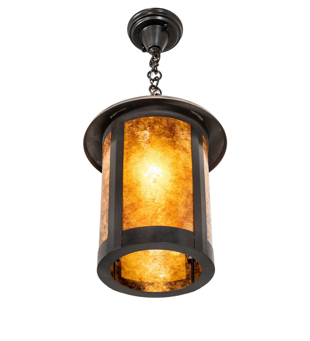 Meyda Tiffany - 3486 - One Light Pendant - Fulton - Craftsman Brown