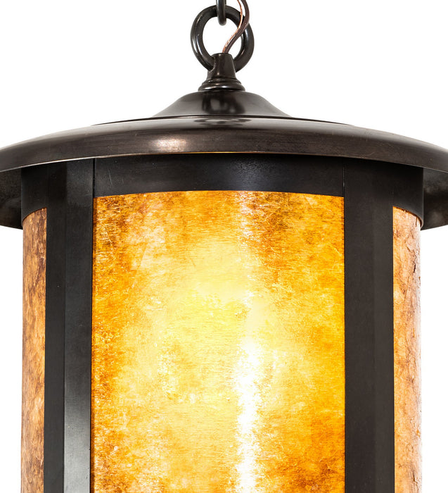 Meyda Tiffany - 3486 - One Light Pendant - Fulton - Craftsman Brown