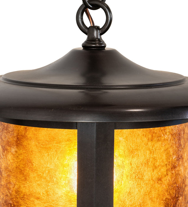 Meyda Tiffany - 3486 - One Light Pendant - Fulton - Craftsman Brown