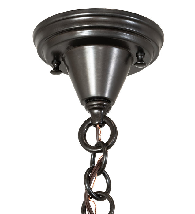 Meyda Tiffany - 3486 - One Light Pendant - Fulton - Craftsman Brown