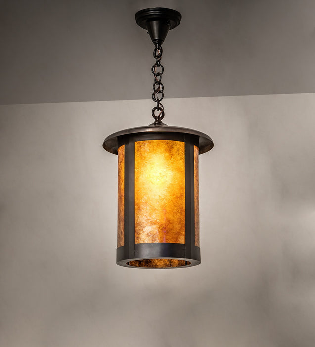 Meyda Tiffany - 3486 - One Light Pendant - Fulton - Craftsman Brown