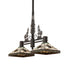 Meyda Tiffany - 259050 - Two Light Pendant - Pinecone - Custom