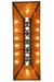 Meyda Tiffany - 259923 - Six Light Pendant - Tri-Panel