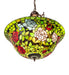 Meyda Tiffany - 263401 - Six Light Pendant - Tiffany Rosebush - Mahogany Bronze
