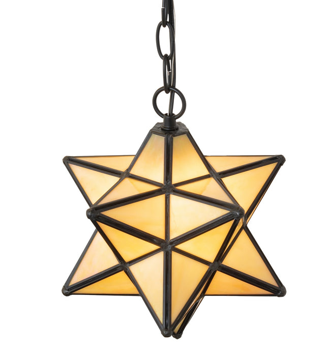 Meyda Tiffany - 263550 - One Light Pendant - Moravian Star - Antique