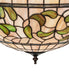 Meyda Tiffany - 264513 - Three Light Semi-Flushmount - Tiffany Turning Leaf - Mahogany Bronze