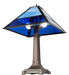 Meyda Tiffany - 264617 - Two Light Table Lamp - Split Mission - Craftsman Brown,Mahogany Bronze