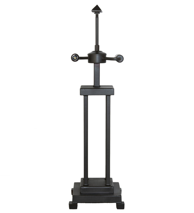 Meyda Tiffany - 265026 - Two Light Table Base - Column Mission - Mahogany Bronze