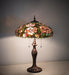 Meyda Tiffany - 265068 - Two Light Table Lamp - Tiffany Peony - Mahogany Bronze