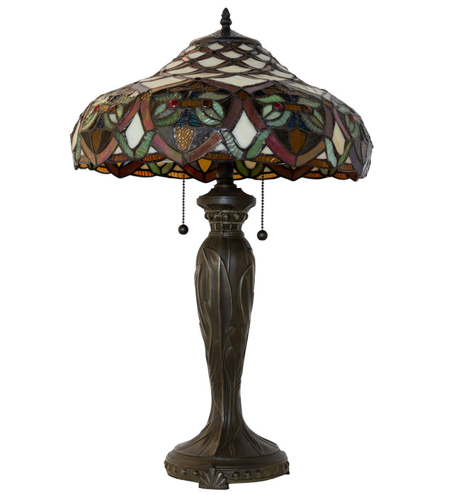 Meyda Tiffany - 265254 - Two Light Table Lamp - Franco - Antique