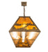 Meyda Tiffany - 52310 - 11 Light Pendant - Deer At Lake - Antique Copper