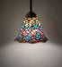 Meyda Tiffany - 106824 - One Light Pendant - Tiffany Peacock Feather