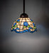 Meyda Tiffany - 110710 - One Light Mini Pendant - Roseborder - Mahogany Bronze