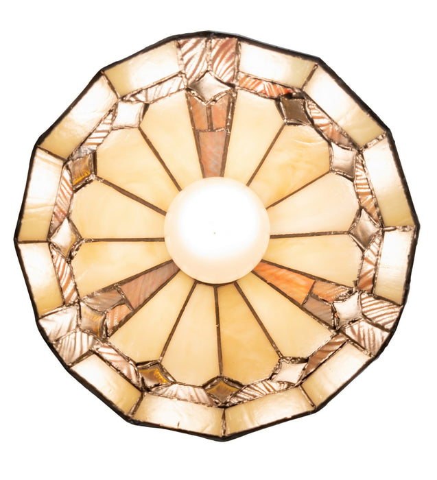 Meyda Tiffany - 244755 - One Light Pendant - Belvidere - Mahogany Bronze