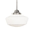 Meyda Tiffany - 264824 - One Light Pendant - Revival Schoolhouse - Brushed Nickel