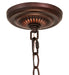 Meyda Tiffany - 265340 - Three Light Pendant - Belvidere - Mahogany Bronze