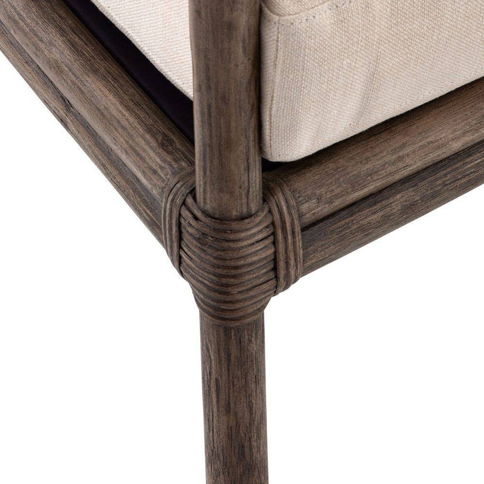 Arteriors - 5671 - Lounge Chair - Newton - Bone Linen