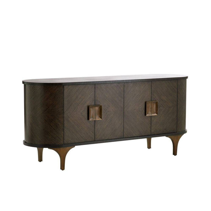 Arteriors - 5687 - Credenza - Nathaniel - Saddle Wood