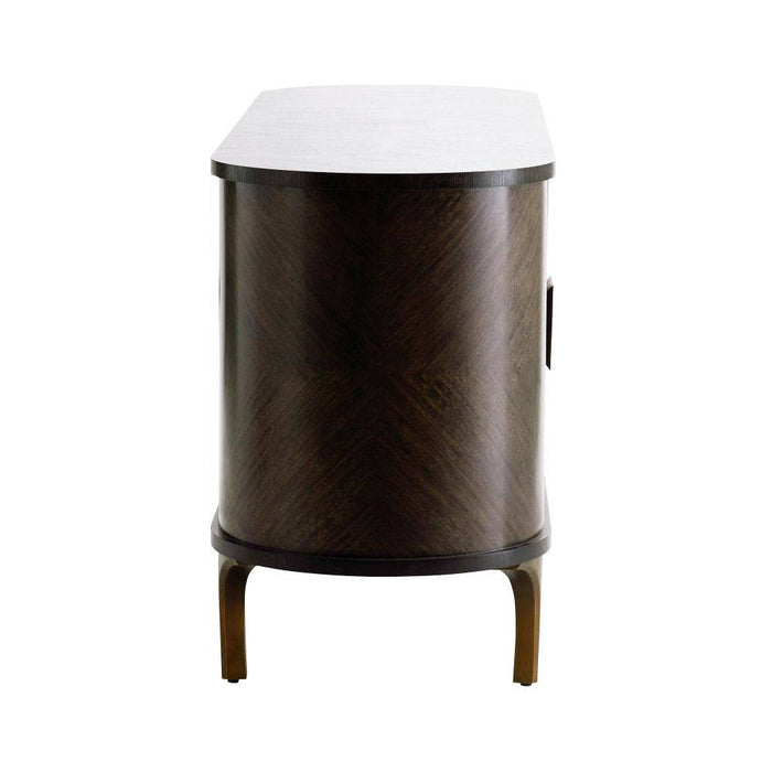 Arteriors - 5687 - Credenza - Nathaniel - Saddle Wood