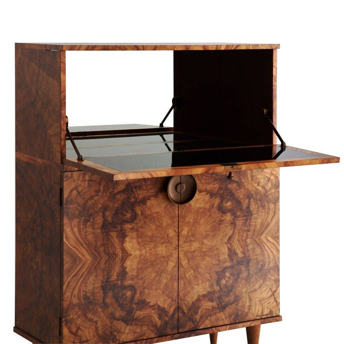 Arteriors - 5688 - Cocktail Cabinet - Manhattan - Toffee Burl