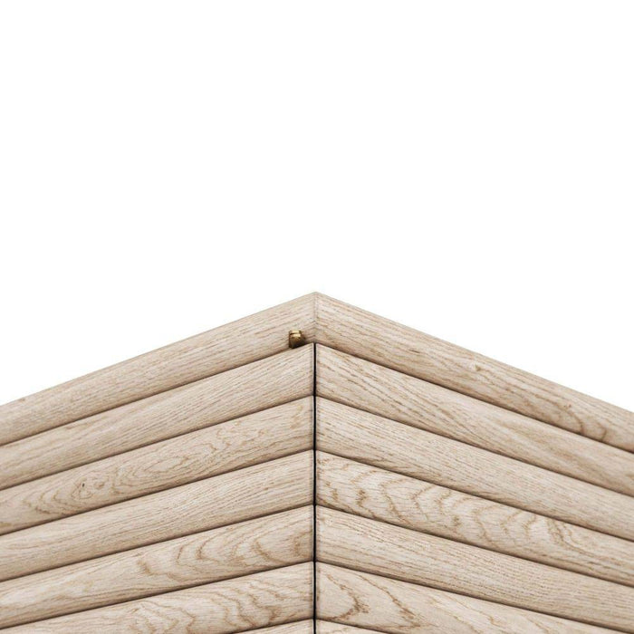 Arteriors - 5738 - Cabinet - Seine - Smoke Oak Veneer/Antique Brass