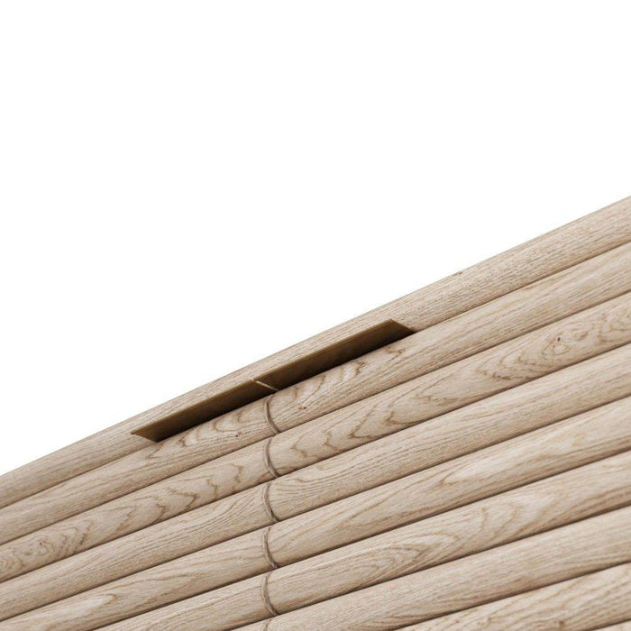 Arteriors - 5738 - Cabinet - Seine - Smoke Oak Veneer/Antique Brass