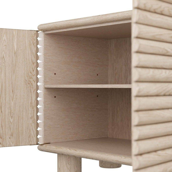 Arteriors - 5738 - Cabinet - Seine - Smoke Oak Veneer/Antique Brass