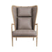 Arteriors - 5743 - Chair - Stassi - Smoke Oak/Carbon Leather