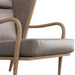 Arteriors - 5743 - Chair - Stassi - Smoke Oak/Carbon Leather