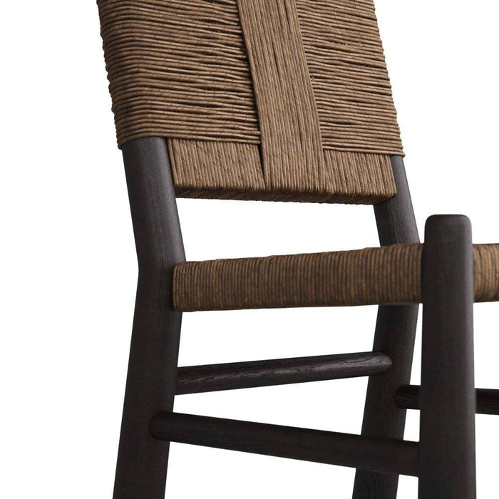 Arteriors - 5775 - Dining Chair - Solange - Sable Wood/Tobacco Wash Paper Cord