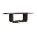 Arteriors - 5779 - Dining Table - Ralston - Ebony Acacia Veneer/Antique Brass