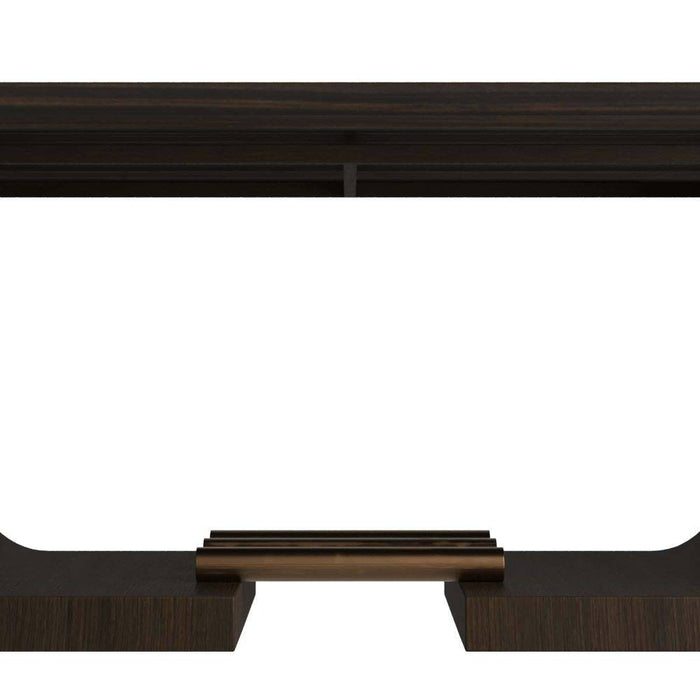 Arteriors - 5779 - Dining Table - Ralston - Ebony Acacia Veneer/Antique Brass