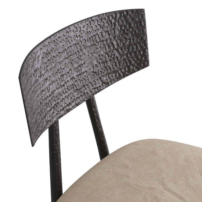 Arteriors - 6029 - Dining Chair - Reynard - Natural Iron/Natural Linen