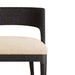 Arteriors - 6243 - Dining Chair - Swanson - Ebony Wood/Antique Brass/Natural Linen