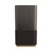 Arteriors - 6266 - Cabinet - Sherbourne - Graphite Leather/Umder Oak/White Marble/Antique Brass