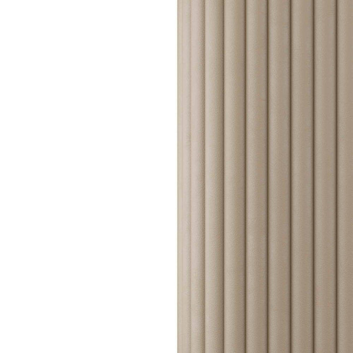 Arteriors - 6267 - Cocktail Cabinet - Pontevera - Gray Leather/Smoke Oak/Vintage Brass