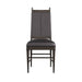 Arteriors - 6877 - Chair - Keegan - Ebony Wood/Black Leather