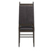 Arteriors - 6877 - Chair - Keegan - Ebony Wood/Black Leather