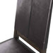 Arteriors - 6877 - Chair - Keegan - Ebony Wood/Black Leather