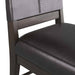 Arteriors - 6877 - Chair - Keegan - Ebony Wood/Black Leather